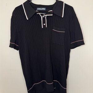 Pj Paul jones knitted polo shirt